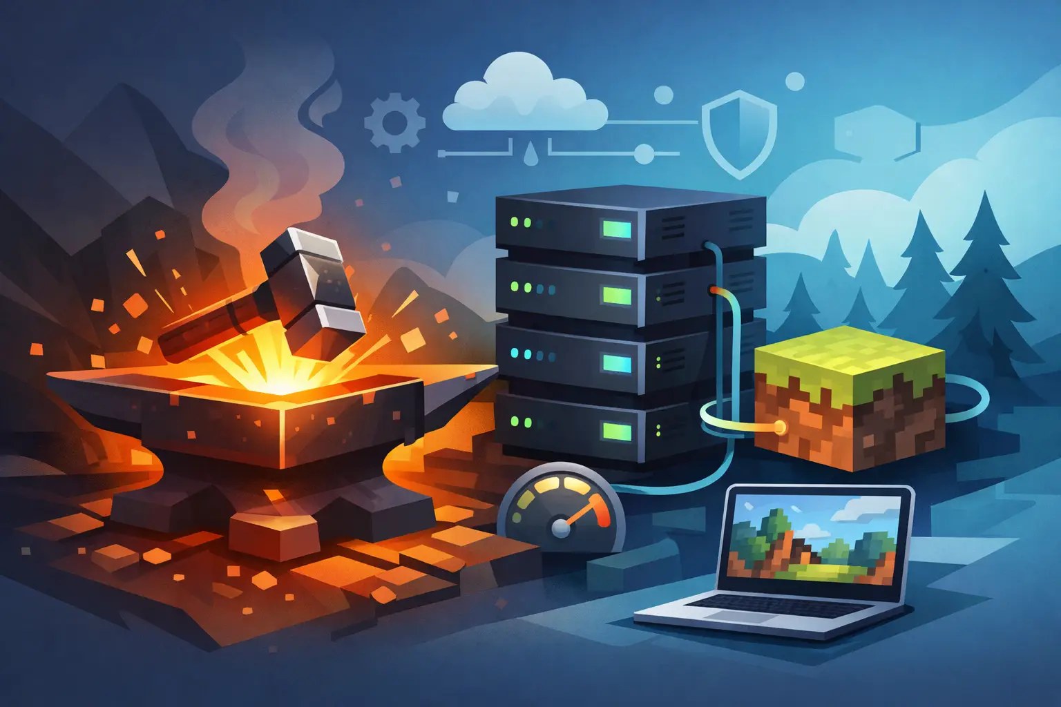 Хостинг модового Forge-сервера Minecraft