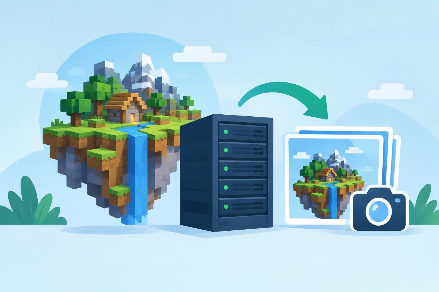 Как сделать снапшот сервера Minecraft и откатиться из него
