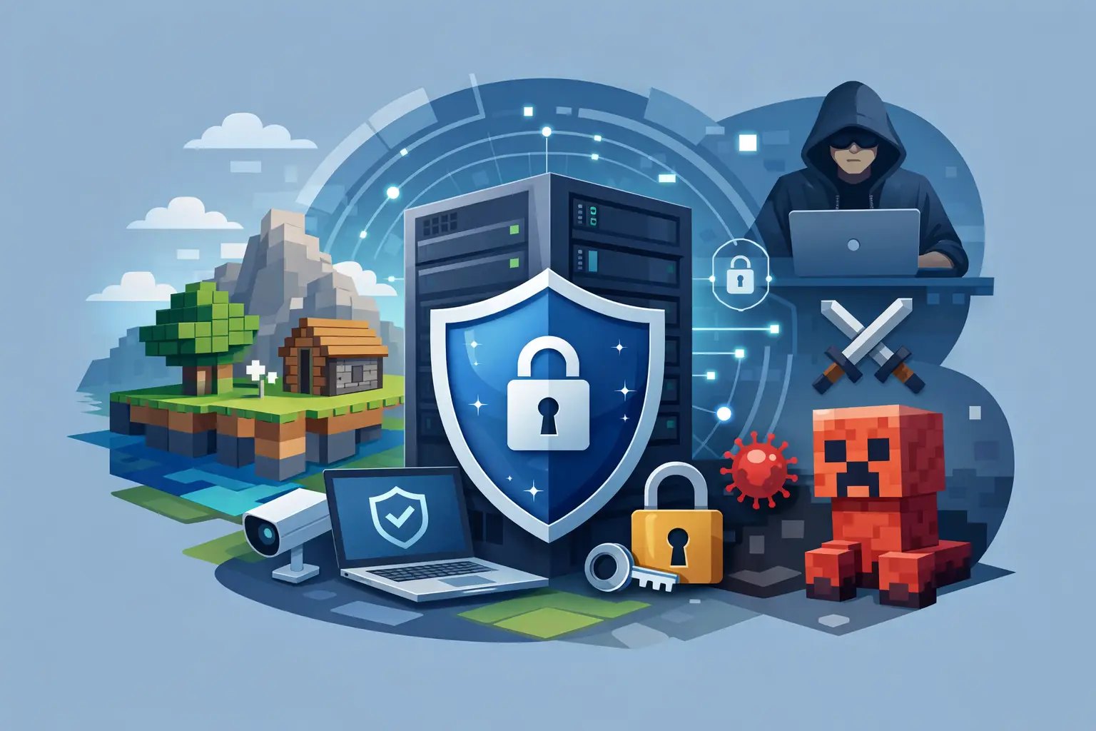 Как защитить сервер Minecraft: доступы, бэкапы и защита от DDoS