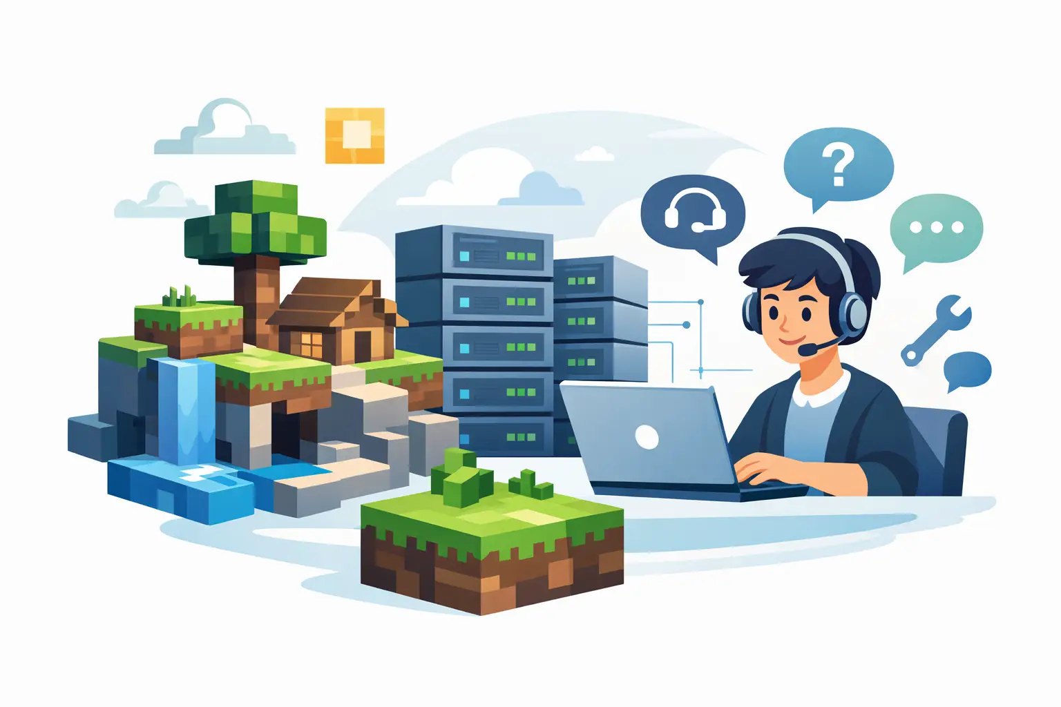 Хостинг Minecraft с реальной поддержкой
